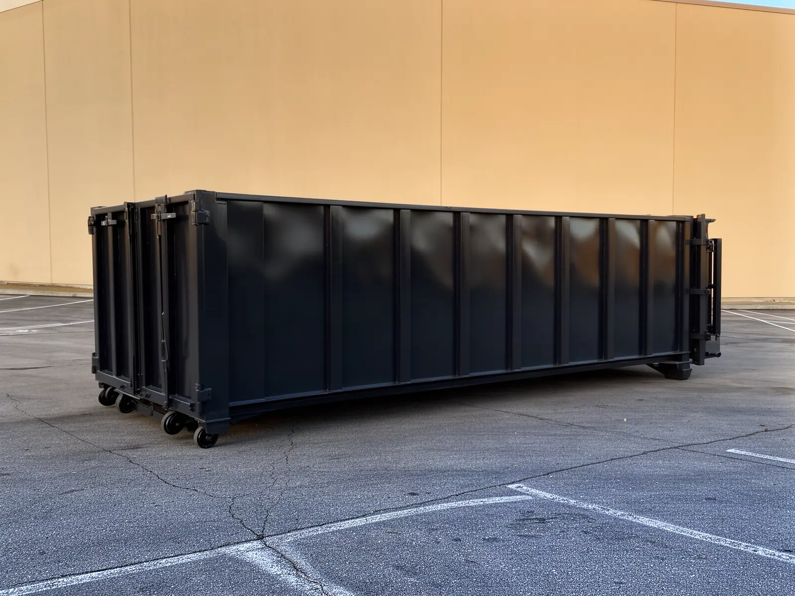 Roll-off dumpster from Old Maple Dumpsters in Dallas, TX